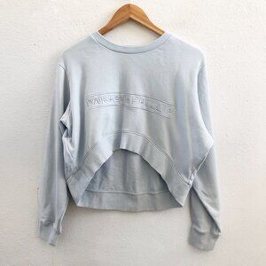 DARREN & PHILLIP High Low Hem Cropped Sweatshirt Size Medium